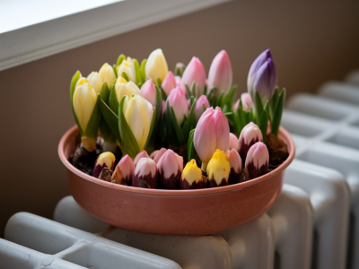 How to force spring bulbs in pots on a radiator or sunny windowsill for early blooms