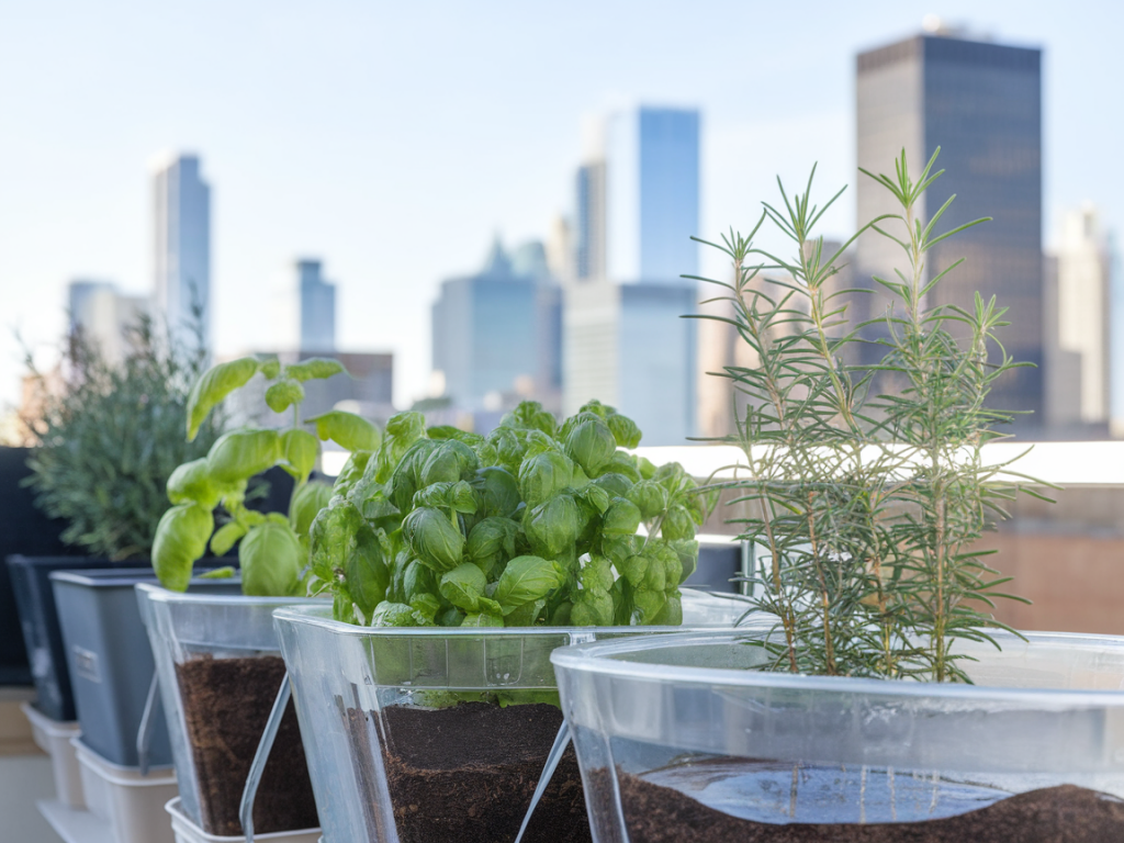 which cheap self-watering planters actually keep balcony herbs alive for two weeks without topping up