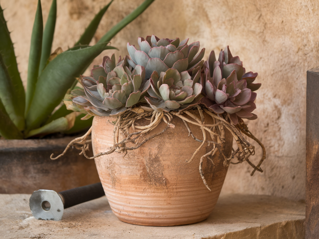 Which low-water mediterranean perennials thrive in small south-facing pots and exactly how to plant them