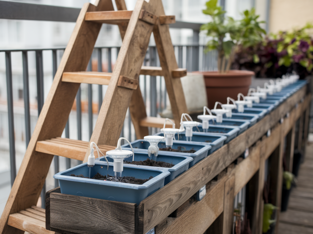 Save week-long watering: set up a cheap ollas system for balcony pots