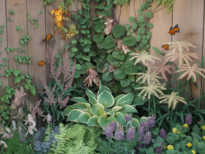 Turn a shady 2x corner into a low-maintenance pollinator garden with native perennials