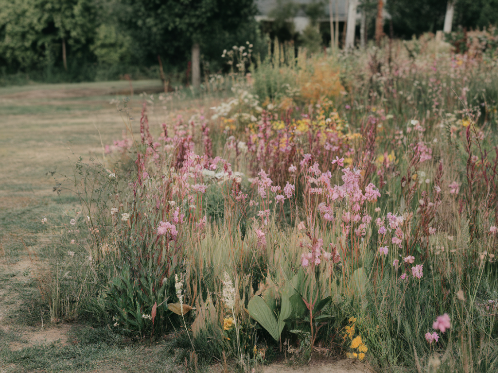 Convert a lawn patch into a low maintenance wildflower meadow in three stages