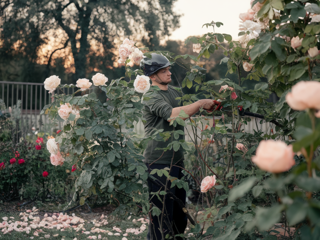 Simple weekend plan to retrain an overgrown rose bush into a productive, bloom-rich shrub