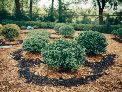 How to use mulch correctly around shrubs to prevent rot and encourage deep roots